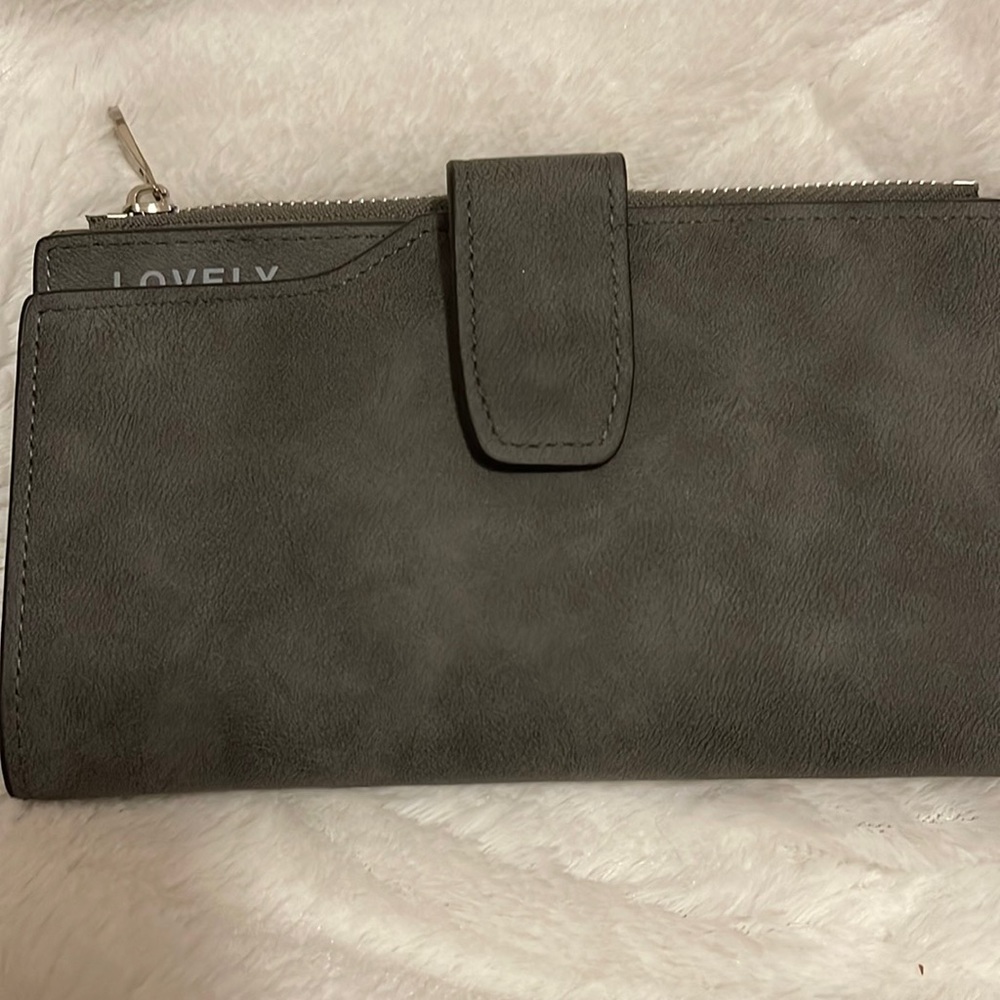 Gray wallet